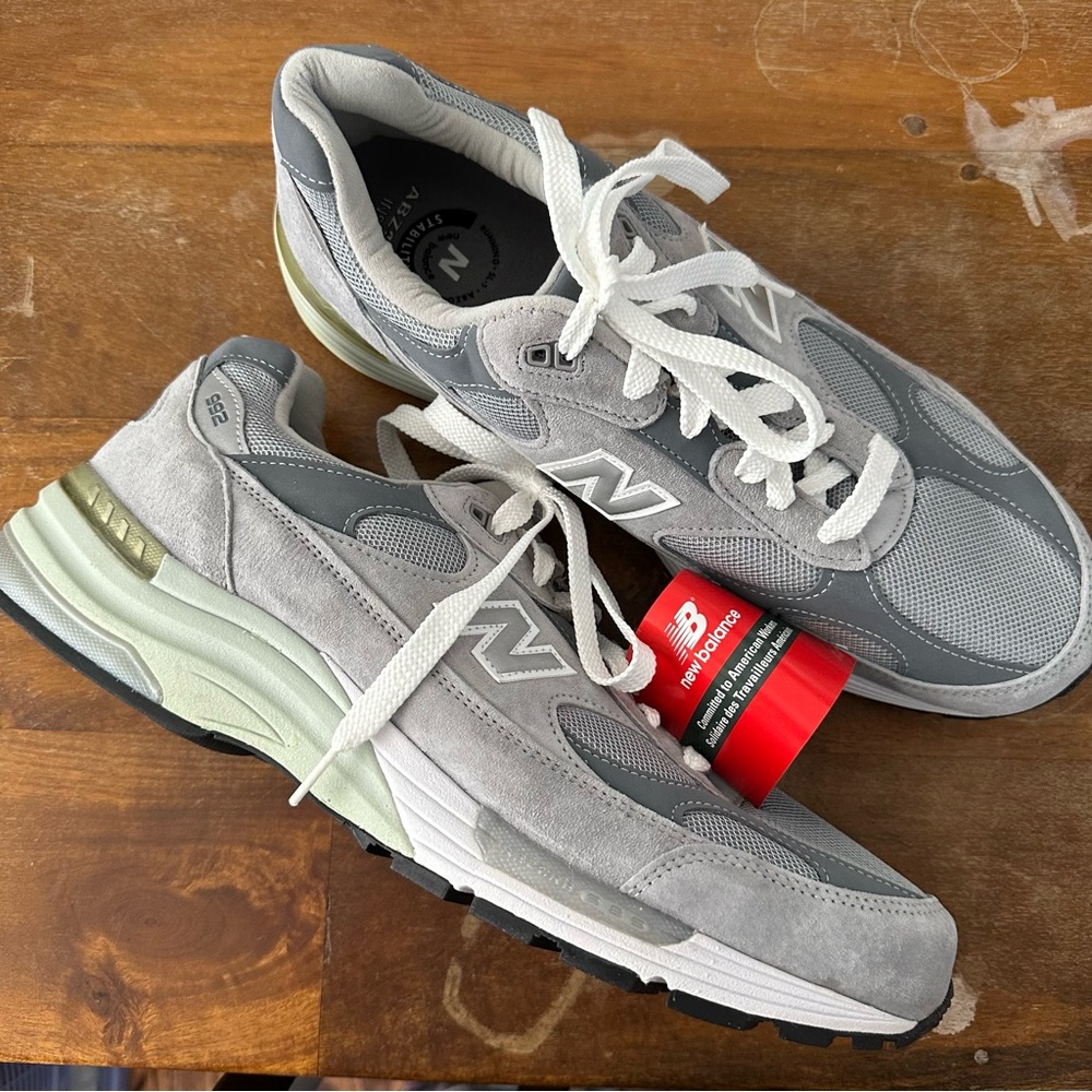 New Balance 992 gray athletic‎ sneakers men’s size 13 2E NWOB